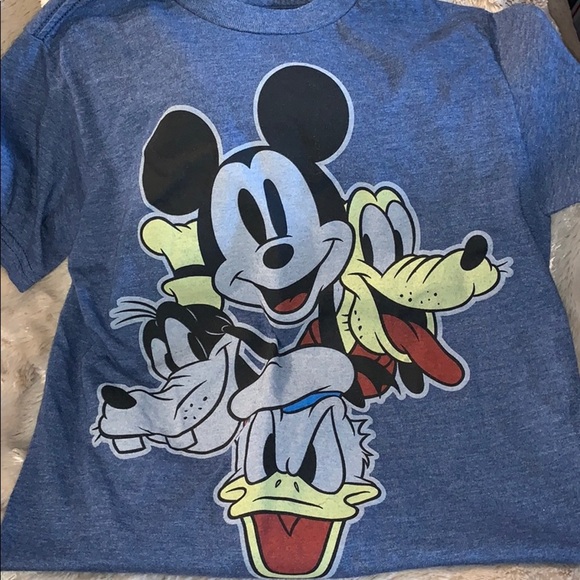 Vintage Disney Blue Short Sleeve Tee Shirt - Picture 1 of 3